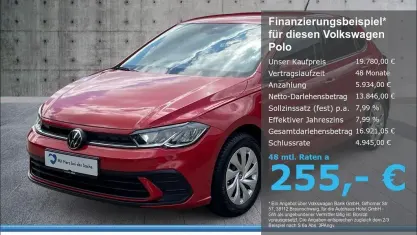 Gebraucht VW Polo Life 95 PS (69 kW) 2024 Rot Kleinwagen