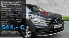 Grau Gebraucht 2022 VW Tiguan Elegance SUV | 31.980 € (Fairer Preis)