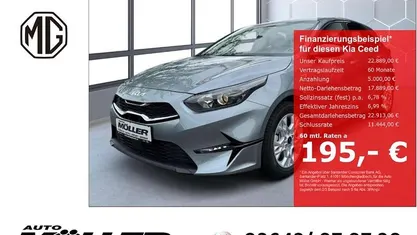 Lunasilber met Gebraucht 2024 Kia Ceed Vision Kleinwagen | 22.889 € (Fairer Preis)