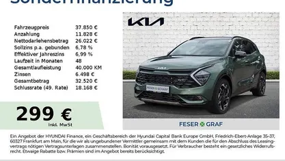 Experience green Neu 2025 Kia Sportage GT-Line SUV | 36.850 € (Superpreis)