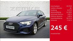 Blau Gebraucht 2023 Audi A3 Sportback S-Line Limousine | 30.375 € (Fairer Preis)