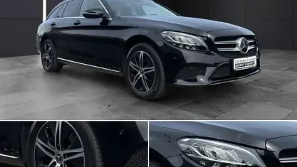Brugt Mercedes C200 160 HK (117 kW) 2020 Sort Stationcar