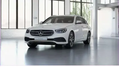 Brugt Mercedes E300 Avantgarde 306 HK (225 kW) 2022 Hvid Stationcar