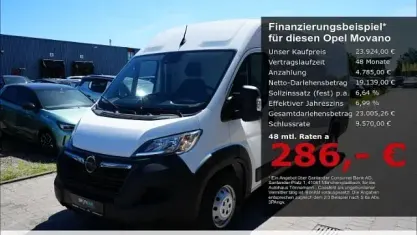 Używany Opel Movano S 140 KM (102 kW) 2024 Biały Van