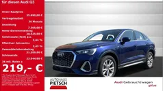 Navarrablau metallic (blau) Gebraucht 2023 Audi Q3 Sportback S-Line SUV | 35.890 € (Guter Preis)