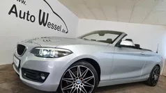 Glaciersilber metallic Gebraucht 2018 BMW 218 Advantage Cabrio | 19.850 € (Fairer Preis)