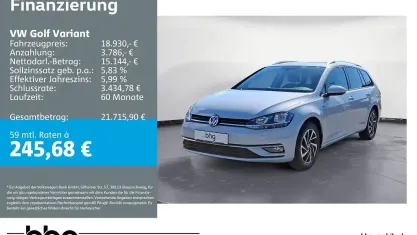 Usata VW Golf VII Comfortline 150 CV (110 kW) 2018 Station wagon