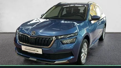 Gebraucht Skoda Kamiq Clever 110 PS (80 kW) 2021 Titanblau metallic SUV