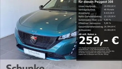 Nuova Peugeot 308 SW Style 136 CV (100 kW) 2025 Blu Station wagon
