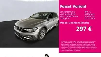 Gebraucht VW Passat Alltrack 200 PS (147 kW) 2023 Pyritsilber metallic Kombi