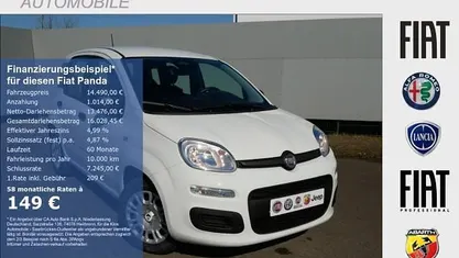 Neu Fiat Panda 69 PS (50 kW) 2025 Weiss Kleinwagen