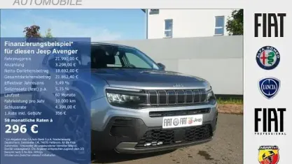 Gebraucht Jeep Avenger Longitude 110 PS (80 kW) 2025 Grau SUV