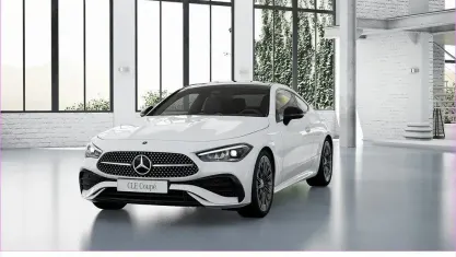 Second-hand Mercedes CLE200 AMG 204 CP (150 kW) 2024 Alb Coupe