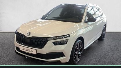 Gebraucht Skoda Kamiq Monte Carlo 150 PS (110 kW) 2023 Moonweiss metallic (weiß) SUV
