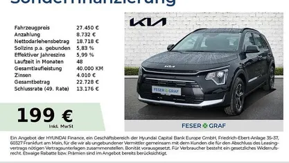 Auroraschwarz Neu 2025 Kia Niro Edition 7 SUV | 27.450 € (Guter Preis)