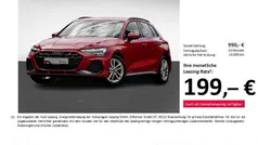 Rot Gebraucht 2024 Audi A3 Sportback S-Line Limousine | 34.085 € (Fairer Preis)