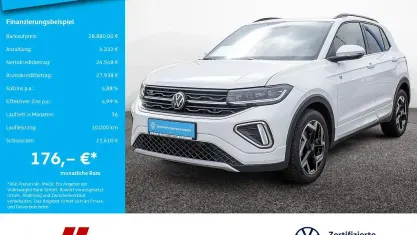 Second-hand VW T-Cross R-line 150 CP (110 kW) 2025 Alb SUV