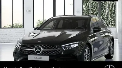 Schwarz Gebraucht 2025 Mercedes A180 AMG Limousine | 33.900 € (Fairer Preis)