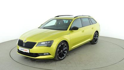 Używany Skoda Superb SportLine 477 KM (350 kW) 2019 Żółty Kombi