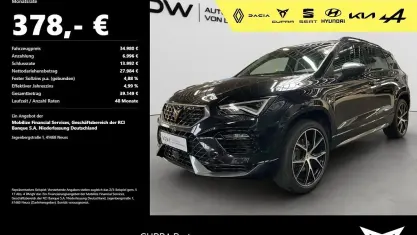 Gebraucht Cupra Ateca 190 PS (139 kW) 2024 Schwarz SUV