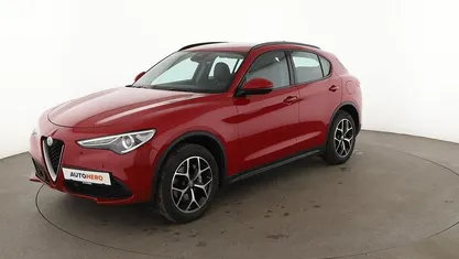 Rot Gebraucht 2019 Alfa Romeo Stelvio Super SUV | 22.640 € (Fairer Preis)
