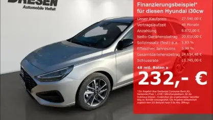 Ny Hyundai i30 Advantage 150 HK (110 kW) 2025 Sølv Stationcar