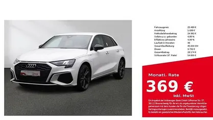 Weiß Gebraucht 2022 Audi A3 Sportback e-tron S-Line Kleinwagen | 25.480 € (Superpreis)