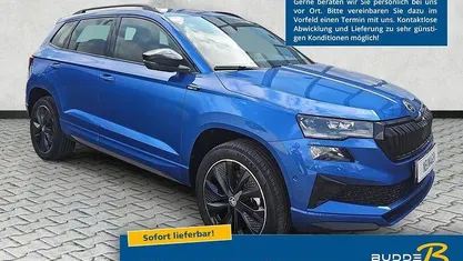 Neu Skoda Karoq SportLine 150 PS (110 kW) 2026 Raceblau metallic SUV