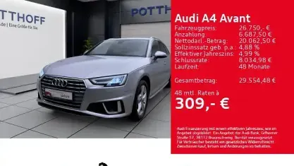 Gebraucht Audi A4 Design 245 PS (180 kW) 2019 Silber Kombi