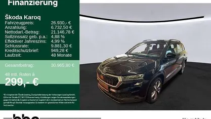 Schwarz Gebraucht 2022 Skoda Karoq Selection SUV | 26.930 € (Fairer Preis)