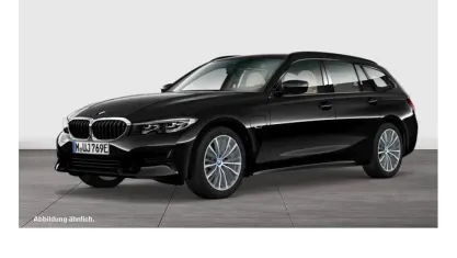 Gebraucht BMW 320e Sport Line 204 PS (150 kW) 2022 Schwarz Kombi