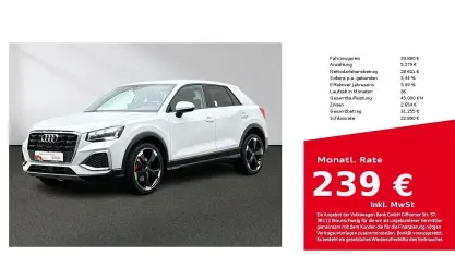Second-hand Audi Q2 Advanced Plus 150 CP (110 kW) 2025 Alb SUV