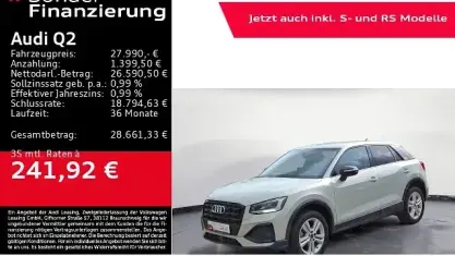 Gebraucht Audi Q2 Advanced 116 PS (85 kW) 2025 Silber SUV