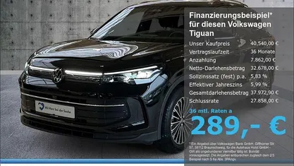 Brugt VW Tiguan Goal 150 HK (110 kW) 2025 Sort SUV