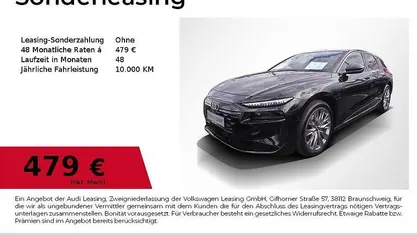 Mythosschwarz metallic Gebraucht 2025 Audi A6 e-tron Ambiente Kombi | 55.190 € (Fairer Preis)