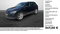 Grau Gebraucht 2021 VW Tiguan Elegance+ SUV | 27.989 € (Fairer Preis)