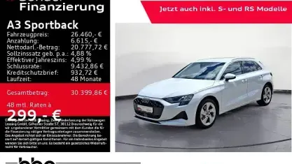 Gebraucht Audi A3 Advanced Plus 150 PS (110 kW) 2025 Weiß Limousine