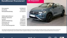 Blau Gebraucht 2022 VW T-Roc Cabriolet Style Cabrio | 29.980 € (Fairer Preis)