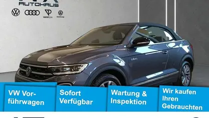Schwarz Gebraucht 2025 VW T-Roc Cabriolet Goal Cabrio | 29.769 € (Superpreis)