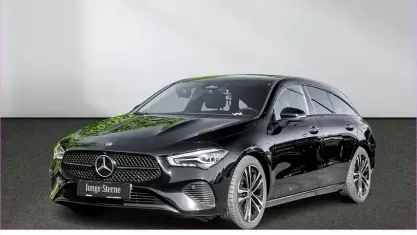 Gebraucht Mercedes CLA200 Shooting Brake Progressive 163 PS (119 kW) 2024 Unilack nachtschwarz Kombi