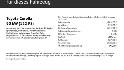 Gebraucht Toyota Corolla Comfort 122 PS (89 kW) 2019 Rot Limousine