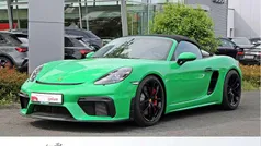 Grün Gebraucht 2023 Porsche Boxster Spyder Cabrio | 107.530 € (Fairer Preis)