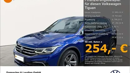 Blau Gebraucht 2023 VW Tiguan R-line SUV | 33.990 € (Fairer Preis)