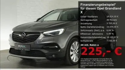 Usata Opel Grandland X Ultimate 177 CV (130 kW) 2020 Grigio SUV