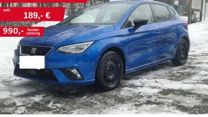 Usata Seat Ibiza FR 110 CV (80 kW) 2021 Blu Utilitaria