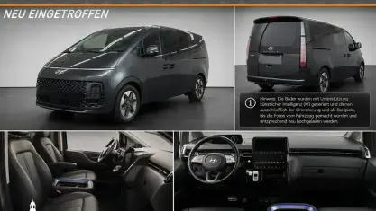 Gebraucht Hyundai Staria Signature 177 PS (130 kW) 2021 Graphite grey metallic Van / Kleinbus
