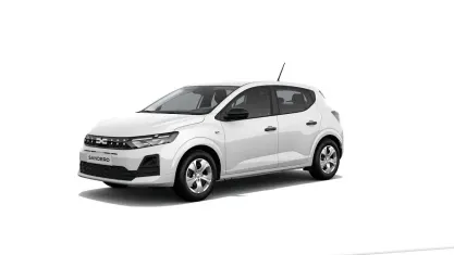 Neu Dacia Sandero Essentiel 67 PS (49 kW) 2025 Arktisweiß (weiß) Limousine