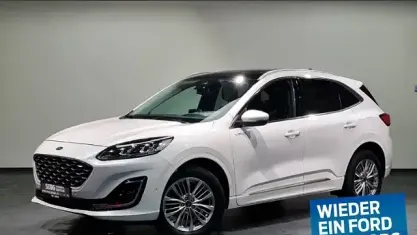 Gebraucht Ford Kuga Vignale 150 PS (110 kW) 2021 Weiß, arktis weiß metallic SUV
