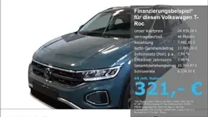 Gebraucht VW T-Roc Goal 116 PS (85 kW) 2025 Blau SUV