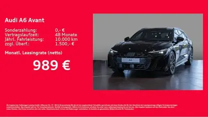 Neu Audi A6 Ambiente 299 PS (219 kW) 2026 Schwarz Kombi